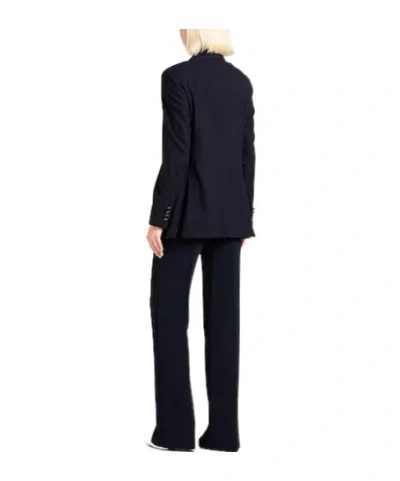 Max Mara Double-breasted Blazer In Black