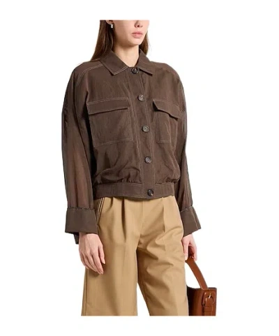 Brunello Cucinelli Jackets In Brown