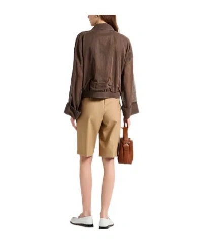 Brunello Cucinelli Jackets In Brown