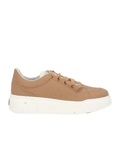 Max Mara Leather Active Sneakers In Brown