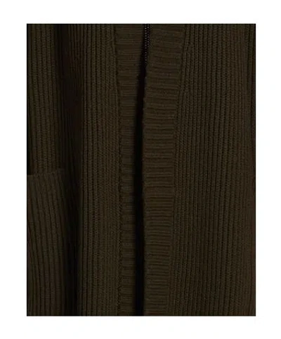 Max Mara Plain Colour Cardigans In Black