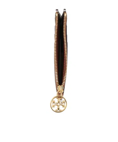 Tory Burch Plain Colour Cardholders In Brown