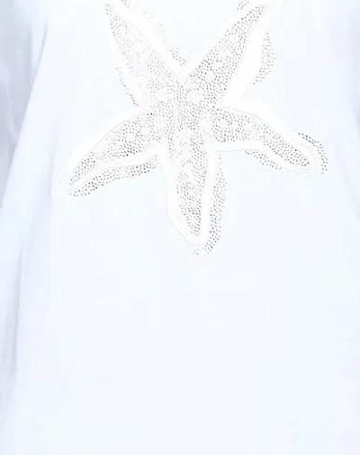 Max Mara Printed Short-sleeve T-shirt In White