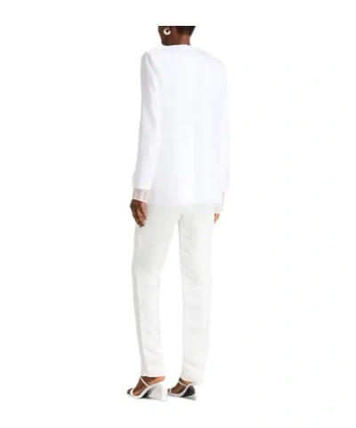Max Mara Single-breasted Blazer In White