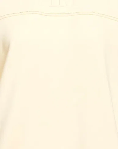 Max Mara Minimal Soft Sweatshirt In White