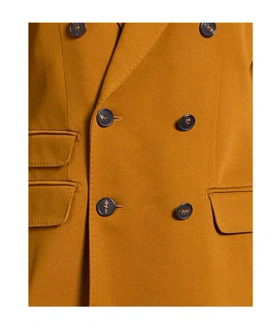 Max Mara Double-breasted Blazer In Brown