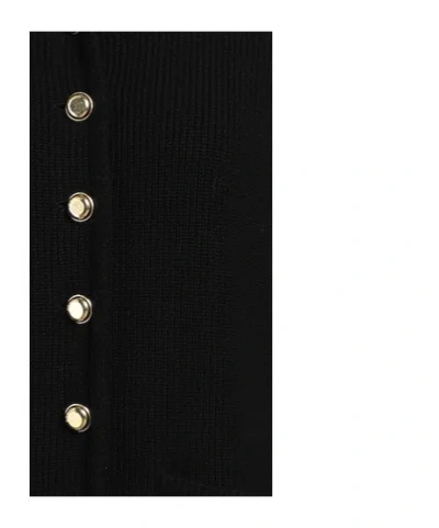 Rag & Bone Medium-thick Knit Cardigan In Black
