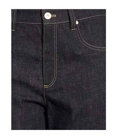 Brunello Cucinelli Plain Colour Jeans In Black