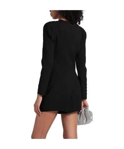 Saint Laurent Solid Color Jumpsuits In Black
