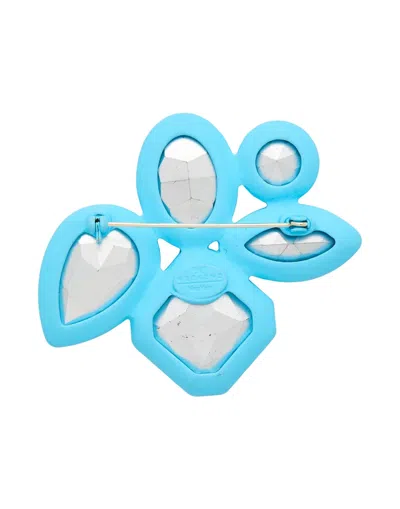 Weekend Max Mara Plastic Brooch In Multi