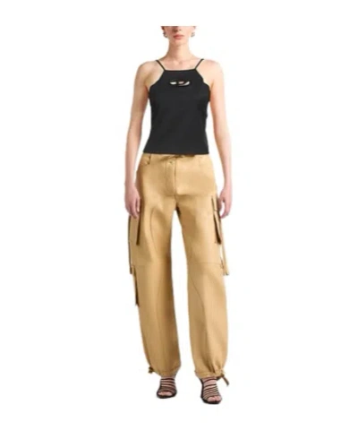 Diesel Solid-colored Short Top In Black