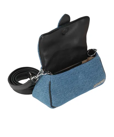 Jacquemus Small Two-tone Denim Bag In Pattern