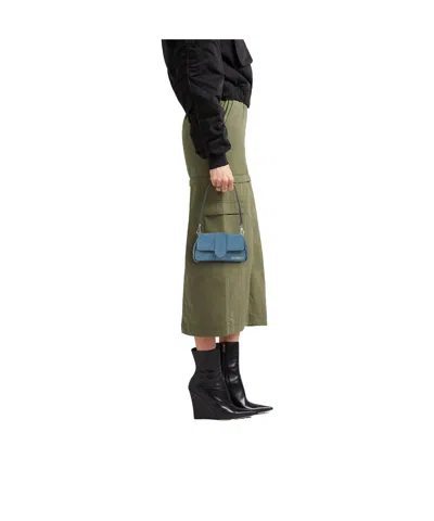 Jacquemus Small Two-tone Denim Bag In Pattern