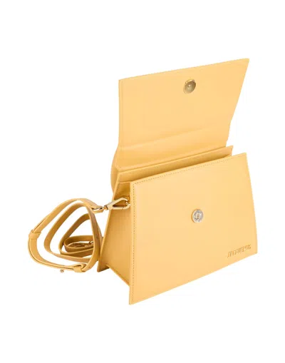 Jacquemus Solid Color Handbags In Nude