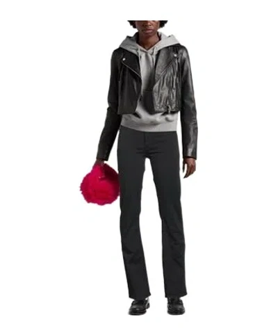 Rag & Bone High-rise Bootcut Jeans In Black