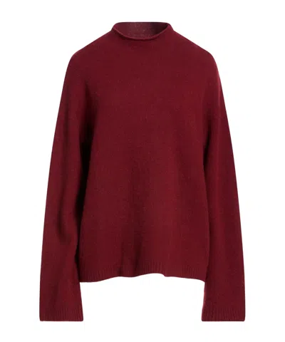 Max Mara Minimal Solid Knit Sweater In Red