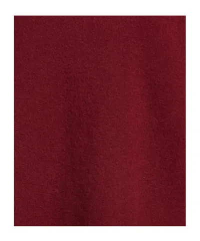 Max Mara Minimal Solid Knit Sweater In Red