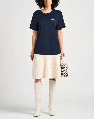 Marni Solid Color Short-sleeve T-shirt In Blue