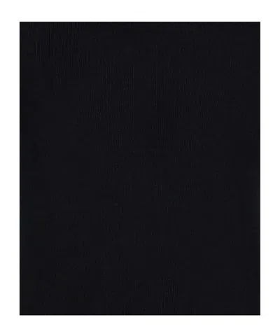 Max Mara Solid Thick Wool Knit Sweater In Black