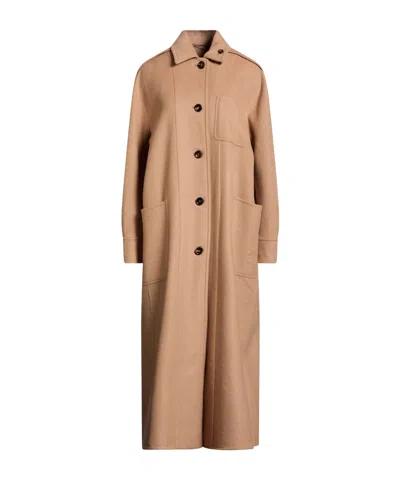Max Mara Single-breasted Overcoat In Neutral