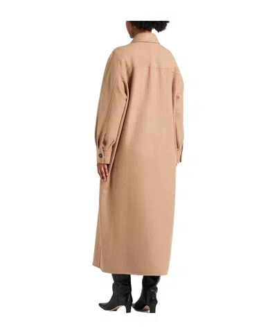 Max Mara Single-breasted Overcoat In Neutral