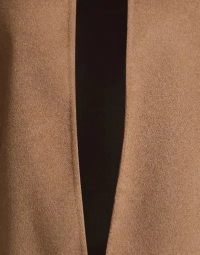 Max Mara Solid Color Jackets In Brown