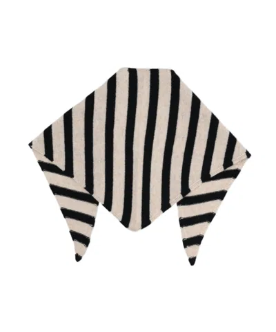 Paul Smith Striped Triangle Scarf In Multi