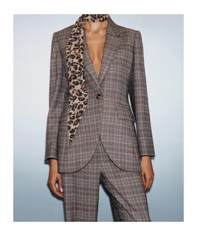 Marella Single-breasted Blazer In Gray