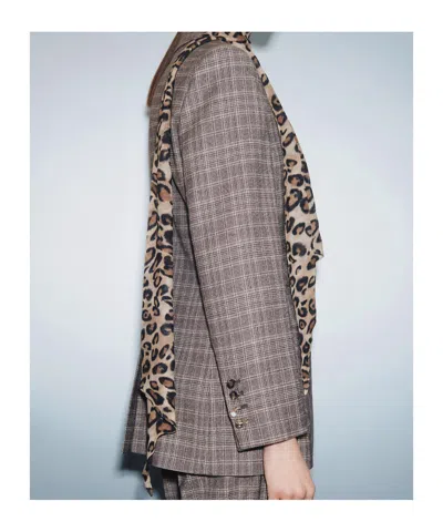 Marella Single-breasted Blazer In Gray