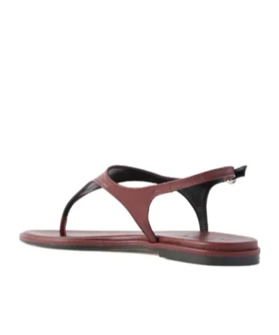 Aeyde Leather Thong Sandals In Multi