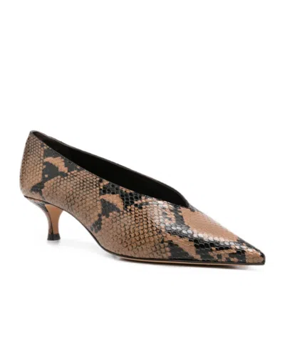 Le Monde Beryl Kitten Heel Mules In Multi