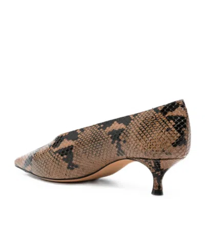 Le Monde Beryl Kitten Heel Mules In Multi