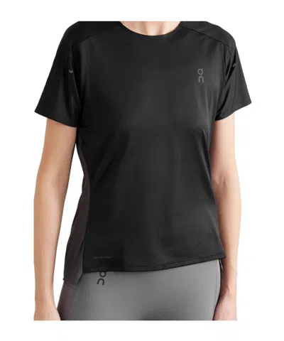 On Performance-t Stretch-mesh T-shirt In Black