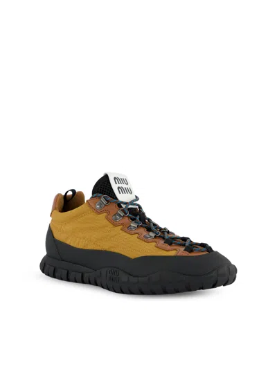 Miu Miu Ripstop Polyamide Sneaker In Multi