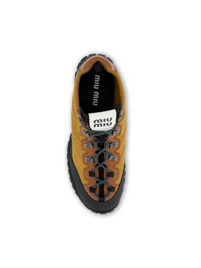 Miu Miu Ripstop Polyamide Sneaker In Multi
