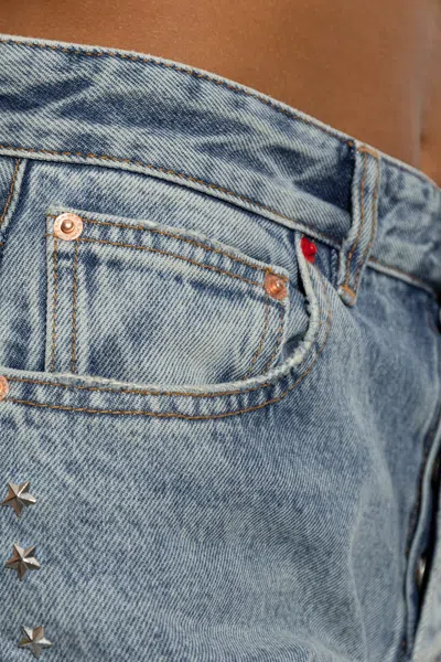 Isabel Marant Dayali Star-stud Jeans In Blue