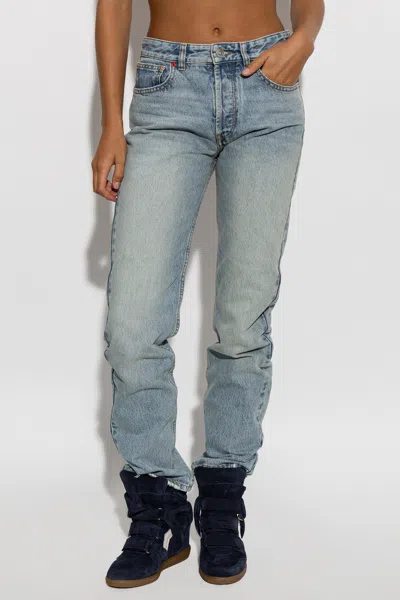 Isabel Marant Belt-loop Jeans In Blue