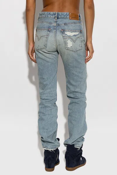 Isabel Marant Belt-loop Jeans In Blue