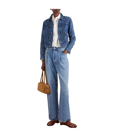 Rrl Denim Jacket In Blue