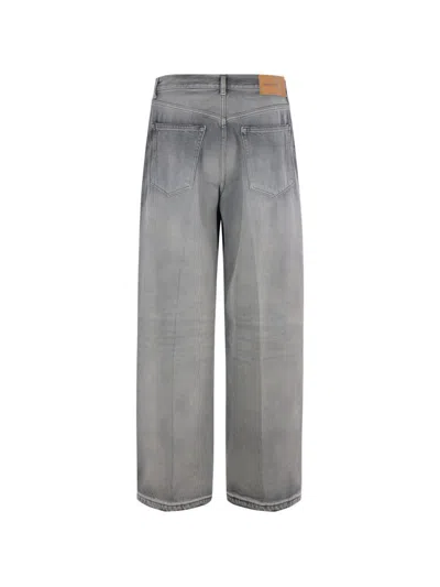 Haikure Bethany Oversized Washed-effect Jeans In Gray