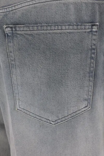 Haikure Bethany Oversized Washed-effect Jeans In Gray
