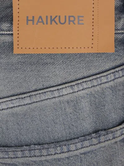 Haikure Bethany Oversized Washed-effect Jeans In Gray