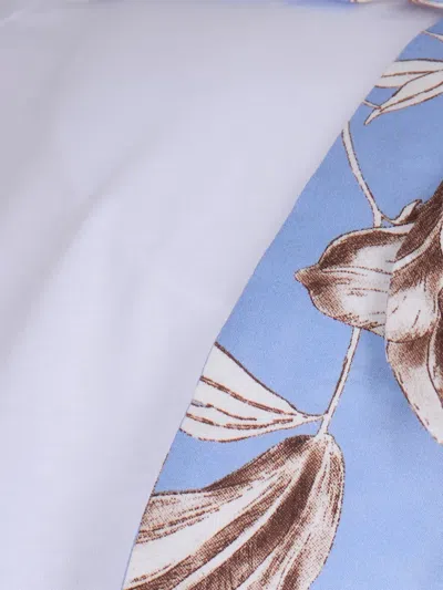 Liu •jo T-shirt Bianca Con Inserti Floreali In White