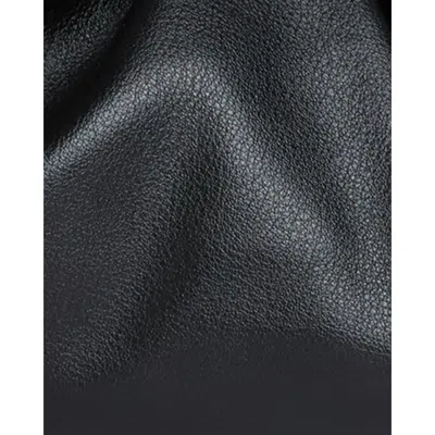 Barbour Drawstringclosure Leather Bag In Black