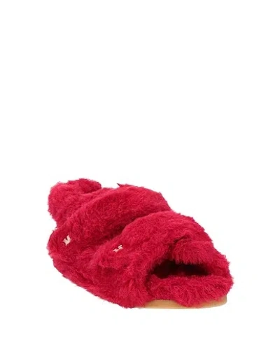 Max Mara Sandals In Red