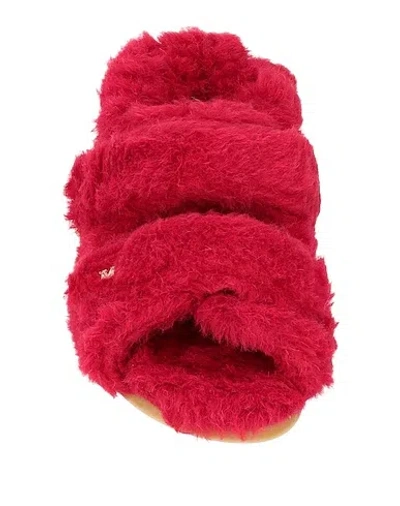 Max Mara Sandals In Red