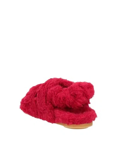 Max Mara Sandals In Red