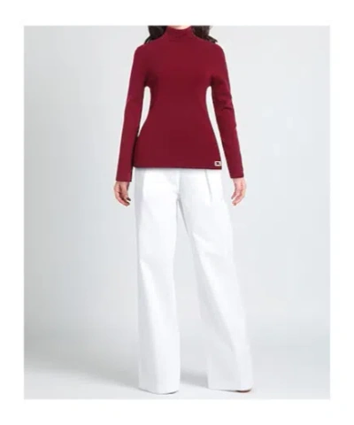 Burberry Turtleneck Sweater In Burgundy