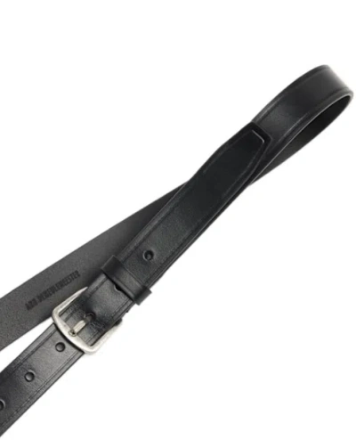 Ann Demeulemeester Medium-width Leather Belt In Black