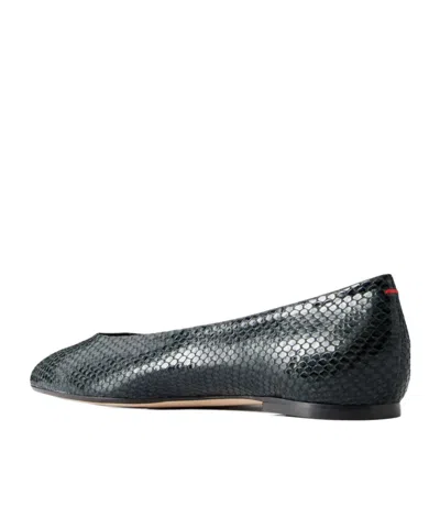 Aeyde Ellie Snake-effect Leather Ballet Flats In Multi
